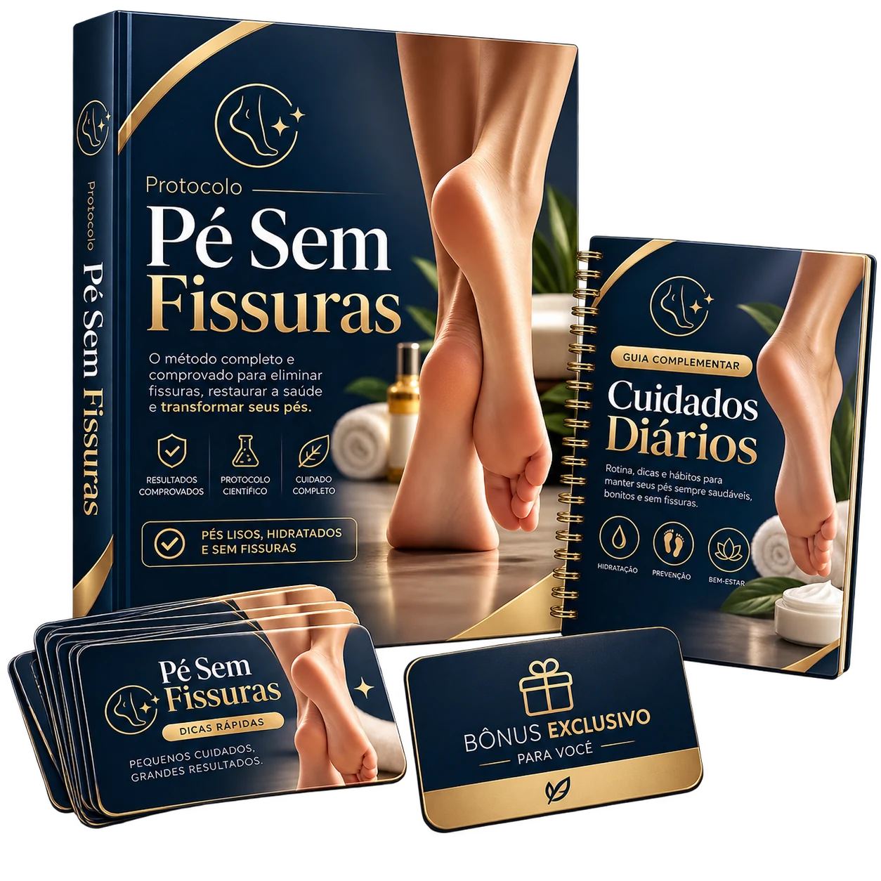 Kit premium Pé Sem Fissuras